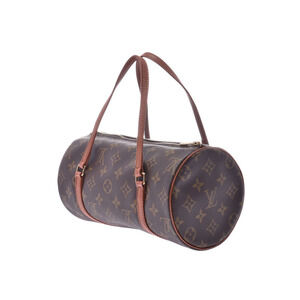 Louis Vuitton leather Papillon brown handbag Monogram